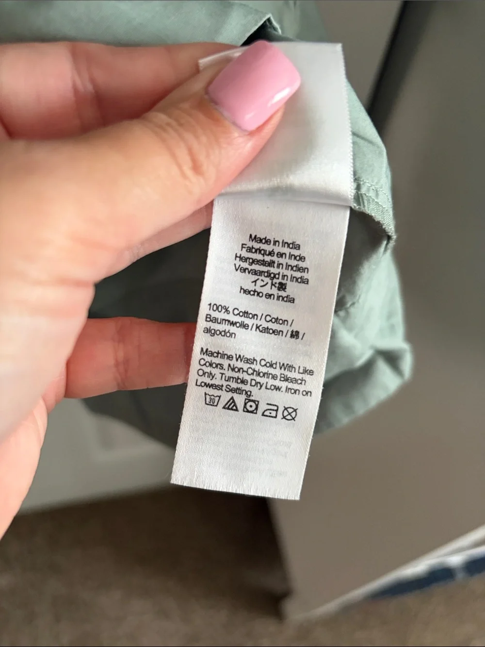 J. Crew Sage Green Midi Shirt Dress